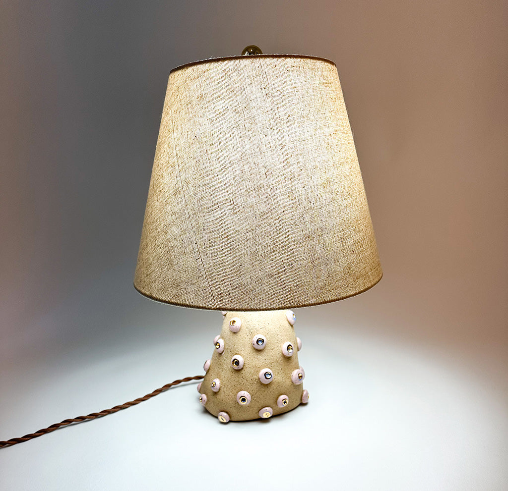 Ceramic lamp by Jen Dwyer