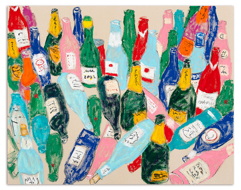 Michael McGregor - "Worry the Bottle Mama, It's Grapefruit Wine" print