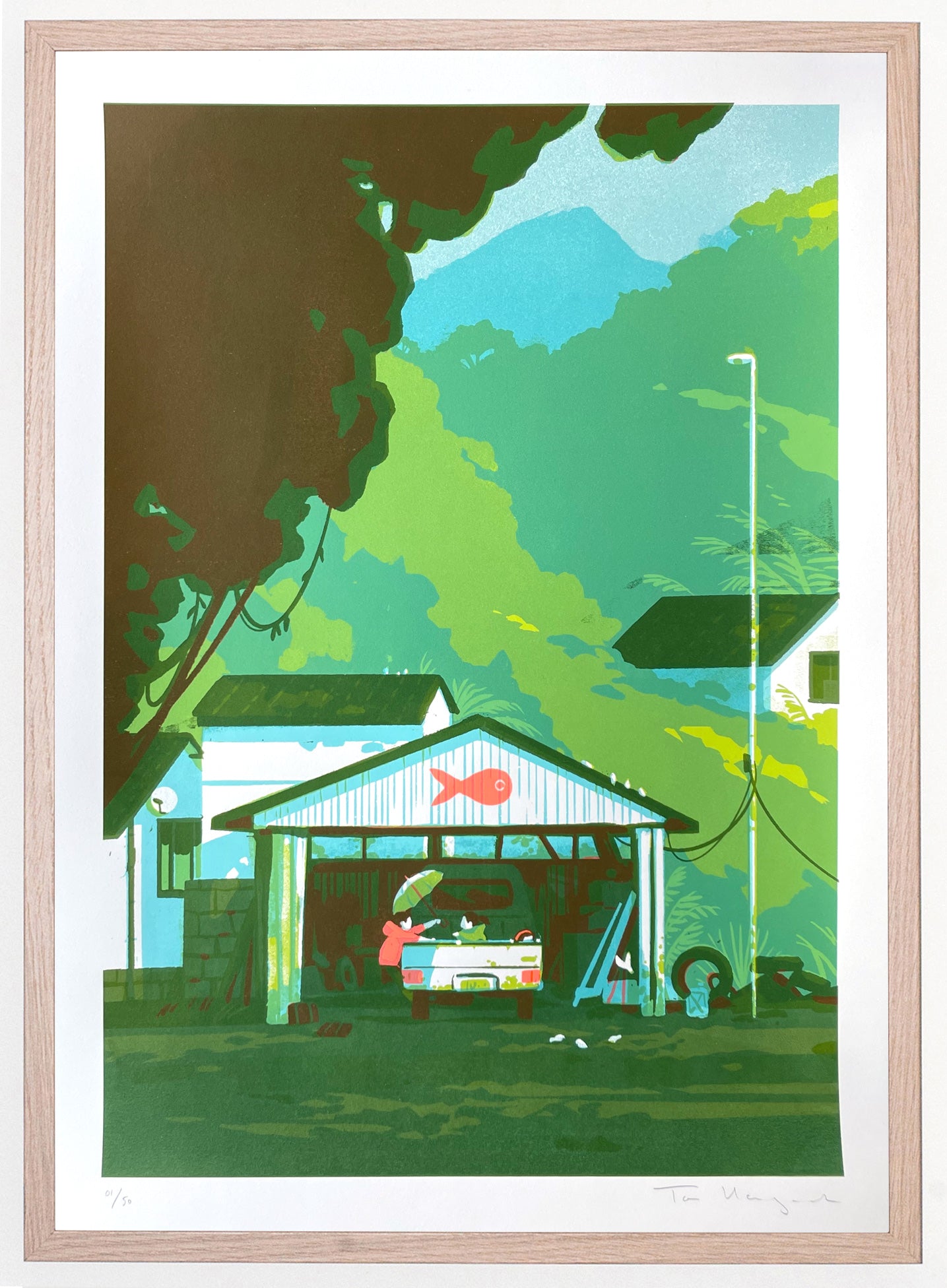 Limited edition print by Tom Haugomat for The Jaunt