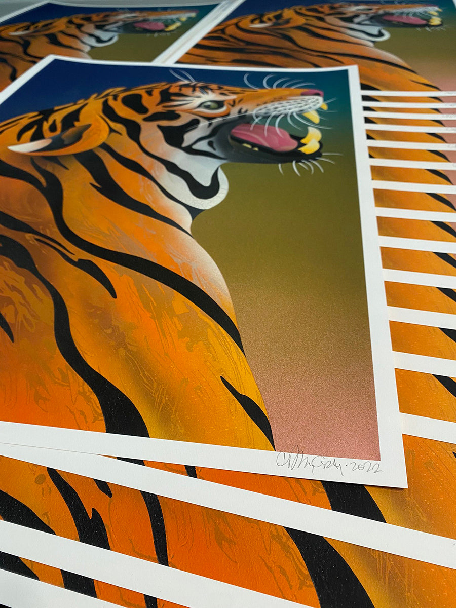 Casey Gray - "Tiger" print