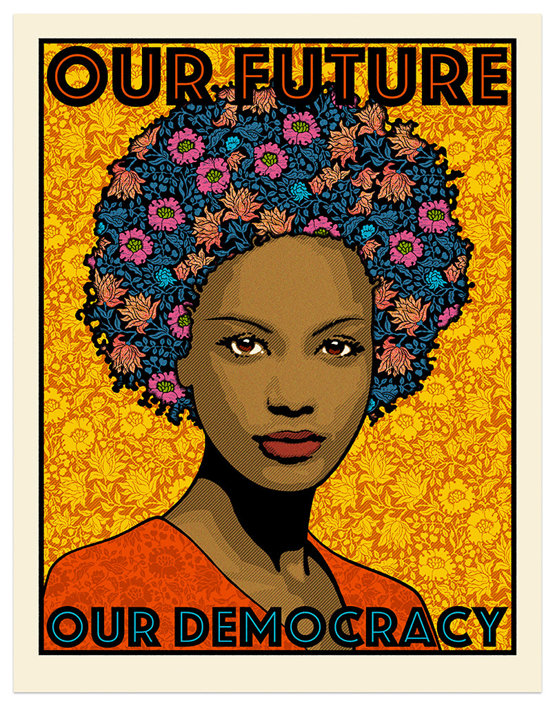 Chuck Sperry - "Our Future, Our Democracy" print