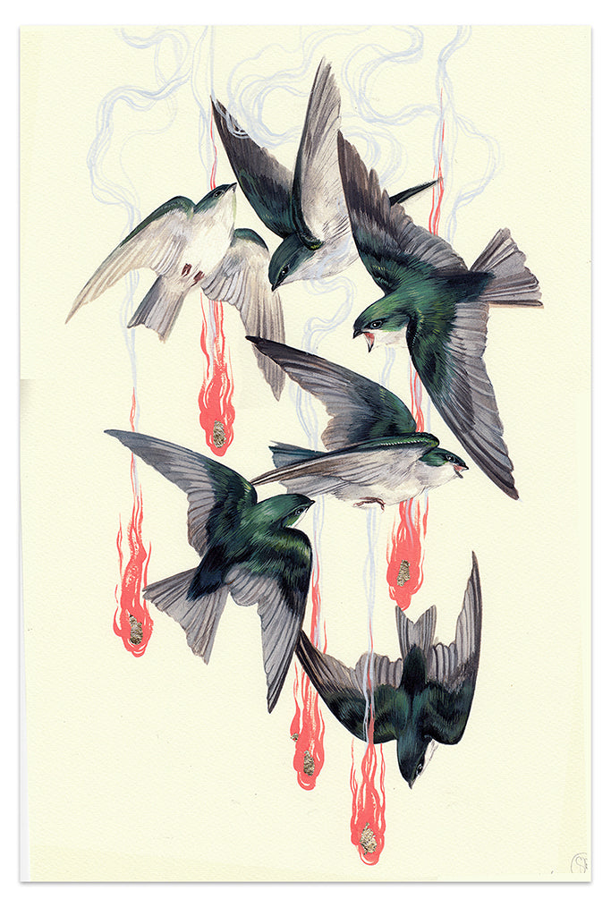 Stephanie Brown - "Swailing" print